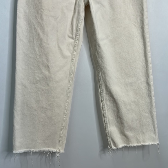 Zara Grunge 11” rise button-fly wide leg pants - Picture 4 of 10